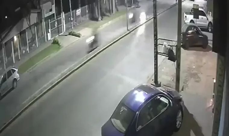 Lo que captaron las cámaras aquel día. Jaime Aruquipa Miranda fue detenido por atropellar y matar Foto: NA