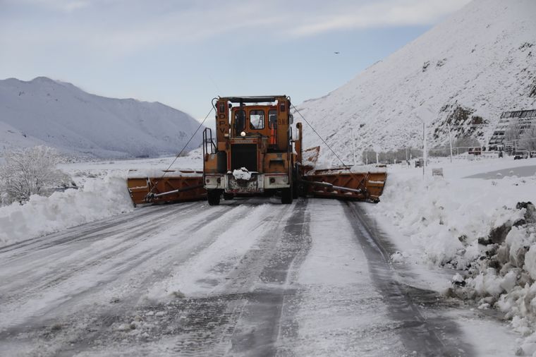 El temporal en alta montaña continúa Foto: Prensa Gobierno Mendoza