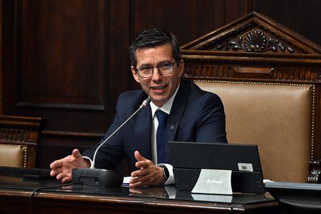 Andrés Lombardi, presidente de la Cámara de Diputados. Andrés Lombardi, presidente de la Cámara de Diputados.