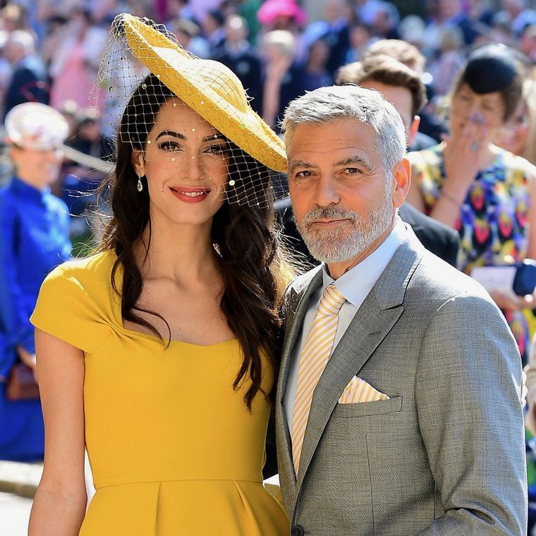 Amal y George, una pareja glamorosa.