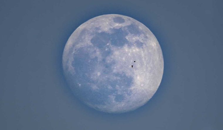 La Luna, nuestro satélite natural. Foto: Efe.