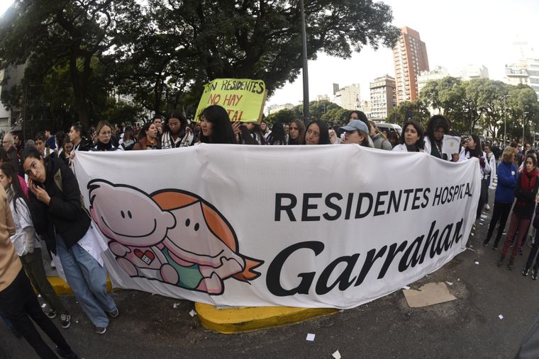 El Hospital Garrahan continúa con sus reclamos al Gobierno nacional.