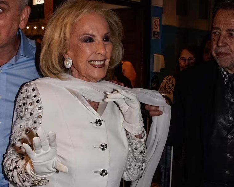 Mirtha Legrand en el show de Abel Pintos y Luciano Pereyra Foto: RS Fotos