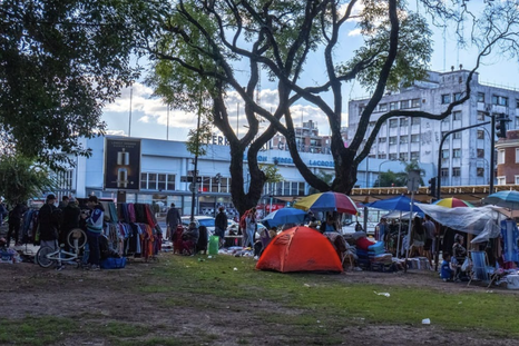El operativo fue desplegado en una zona donde desde hace meses se desarrollaban ferias informales los fines de semana y feriados El operativo fue desplegado en una zona donde desde hace meses se desarrollaban ferias informales los fines de semana y feriados