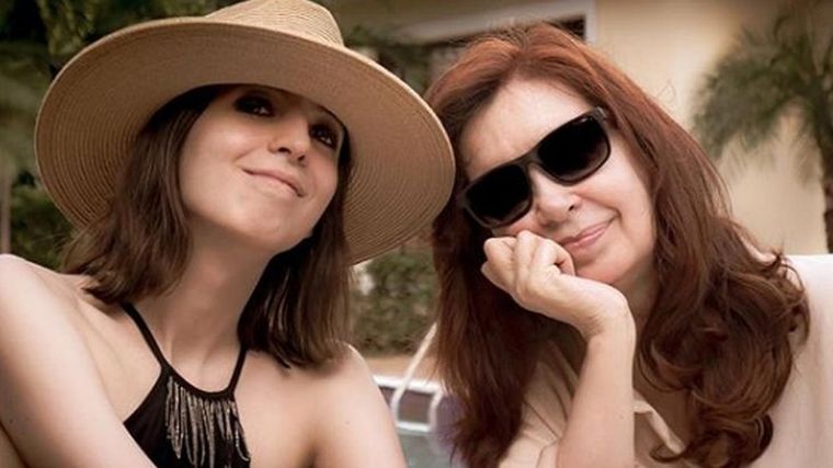 Cristina Fernández y su hija, Florencia Kirchner.