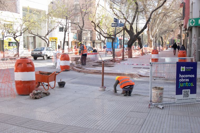 Comenzaron las obras en la Ciudad de Mendoza Foto: Ciudad