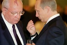 Gorbachov y Putin, líderes soviéticos. Foto: OndaVasca.