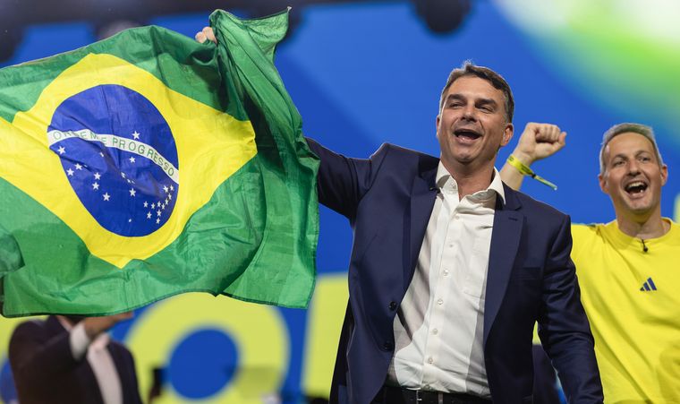 Fl&aacute;vio Bolsonaro, primog&eacute;nito del expresidente Jair Bolsonaro.