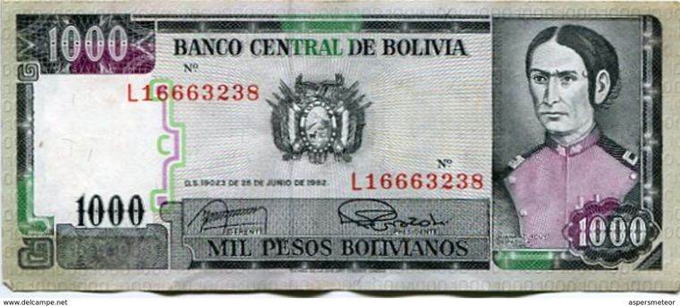Mil pesos argentinos equivalen actualmente a 25 bolivianos.