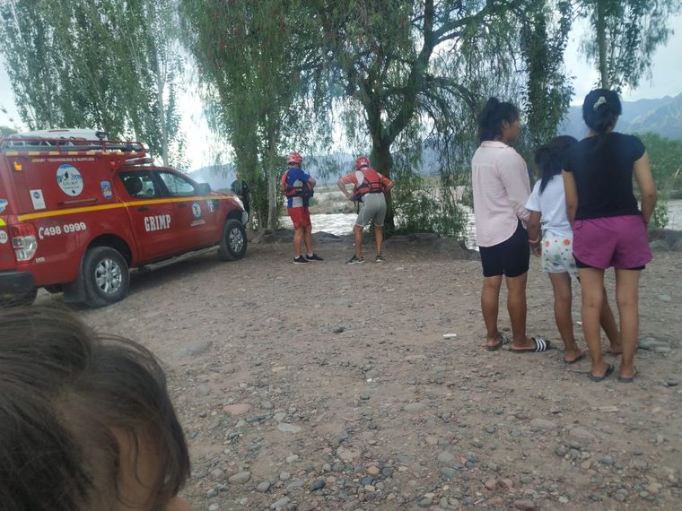 Se montó un importante operativo para rescatar el cuerpo Foto: Gentileza