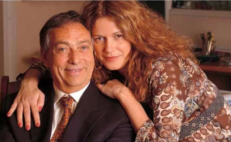 Luis Brandoni y su segunda mujer. Luis Brandoni y su segunda mujer.