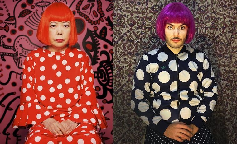 Yayoi Kusama -japonesa, 91 años- ha trabajado con una gran variedad de medios incluyendo: pintura, collage, escultura, arte performance e instalaciones. Precursora de los movimientos del arte pop, minimalismo y arte feminista. Foto: Gentileza