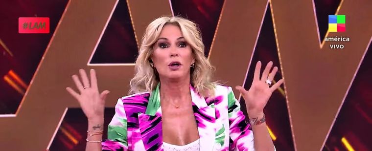 Yanina Latorre, furiosa por el robo que sufrió en canal América Foto: Captura de video América TV
