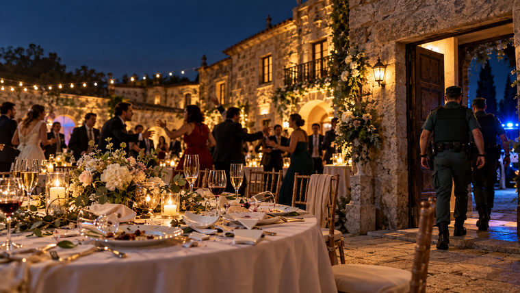 Un casamiento en Galicia terminó con peleas y la intervención de la Guardia Civil.