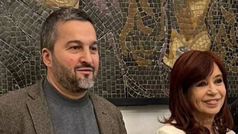 Ariel García Furfaro, sospechoso por el fentanilo contaminado, junto a CFK