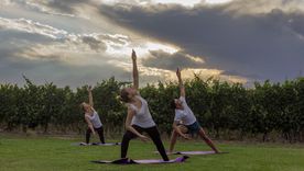 Yoga entre viñedos es una de las experiencias que se le puede regalar a mamá en su día. Yoga entre viñedos es una de las experiencias que se le puede regalar a mamá en su día.