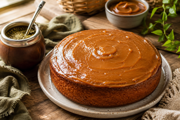 Cómo preparar una deliciosa torta matera de dulce de leche en pocos pasos