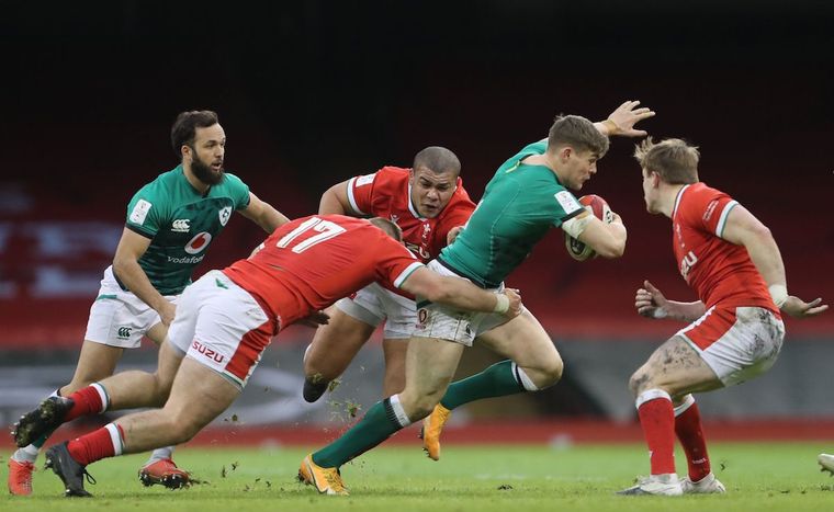 Gales vs Irlanda. Foto: AFP