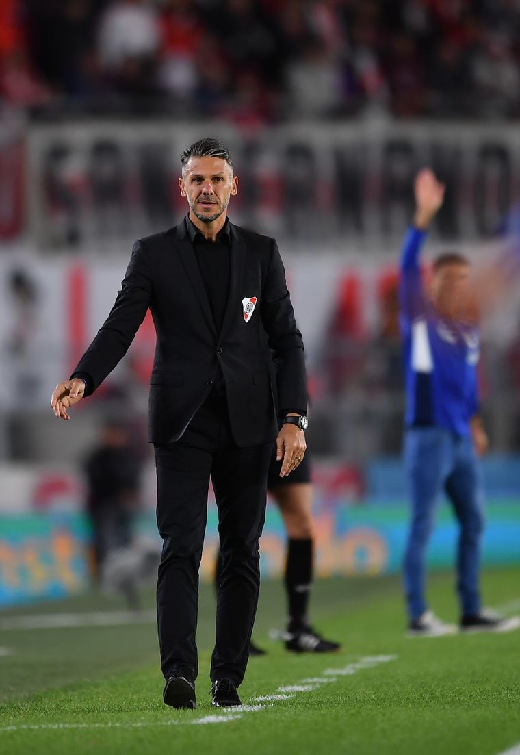 Demichelis confesó un error tras la victoria de River ante Gimnasia Foto: Télam