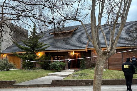 La vivienda en la que ocurrió el crimen Foto: Télam