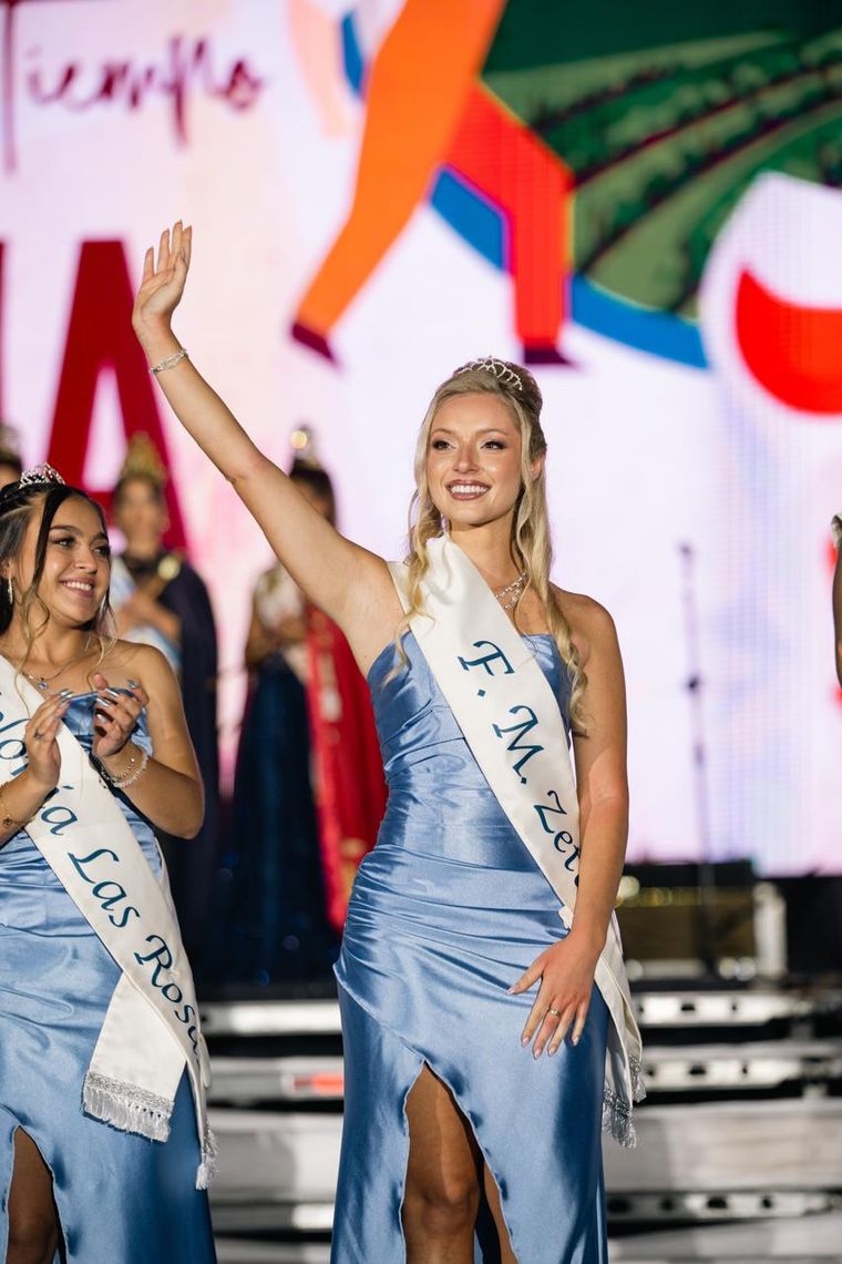 Agustina, la flamante soberana. Foto: Municipalidad de Tunuyán.