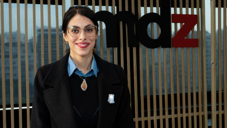 La legisladora porteña de La Libertad Avanza, Rebeca Fleitas, en la redacción de MDZ.