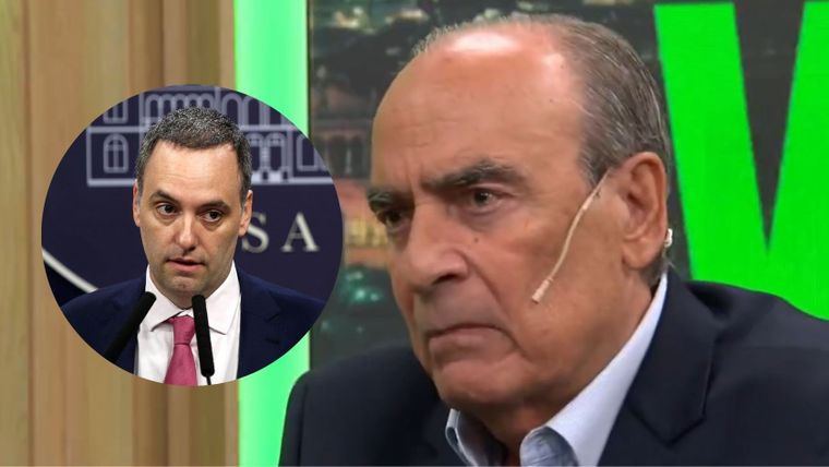 Guillermo Francos y su sucesor Manuel Adorni.