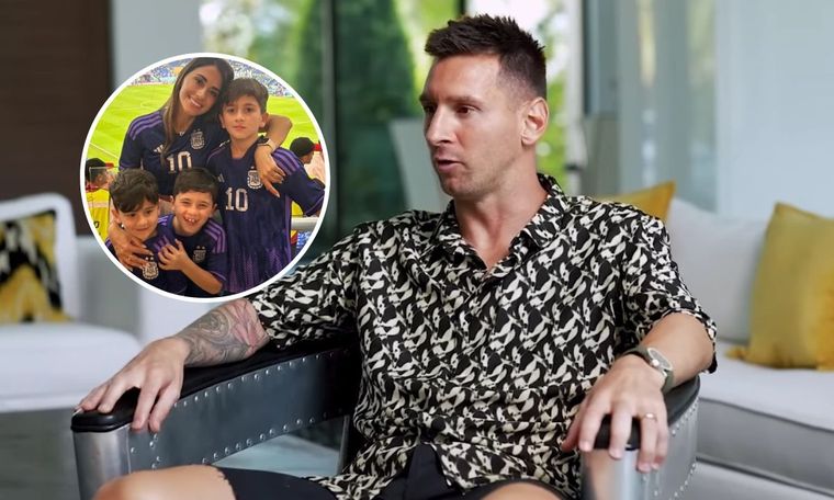 Lionel Messi contó cómo es Antonela Roccuzzo como madre El capitán de la Selección Argentina se deshizo en elogios con su esposa
