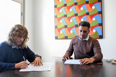 Emilce Lozano y Marcos Calvente Foto: Prensa Guaymallén