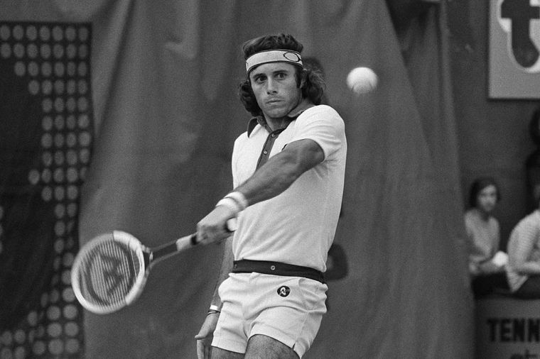 Guillermo Vilas ganó cuatro Grand Slams, pero según la ATP nunca fue Nº1 Foto: El Gráfico