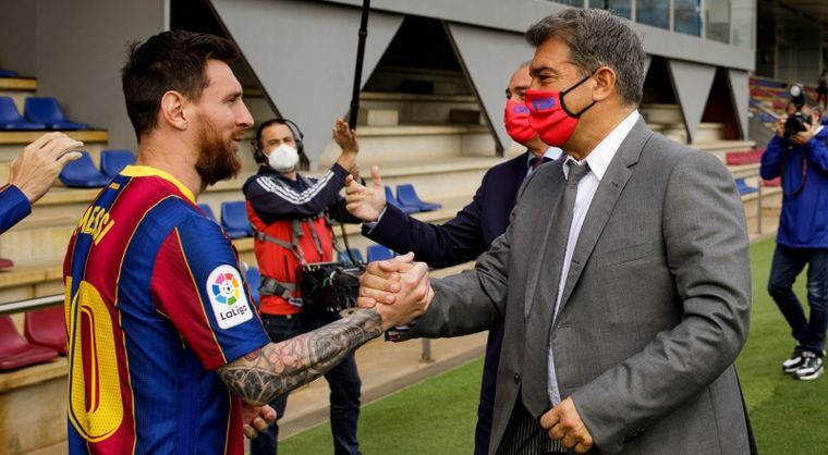El futbolista de la Selección argentina que Lionel Messi le recomendó a Joan Laporta para el Barcelona. Foto: Barcelona