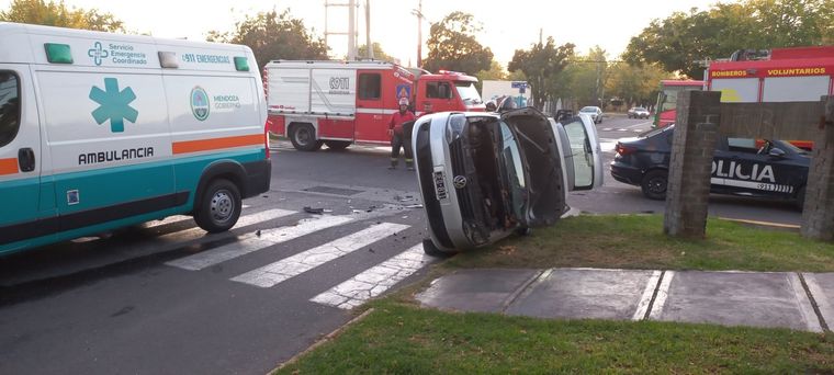Las imágenes del accidente Foto: Twitter: @MATIPASCUALETTI