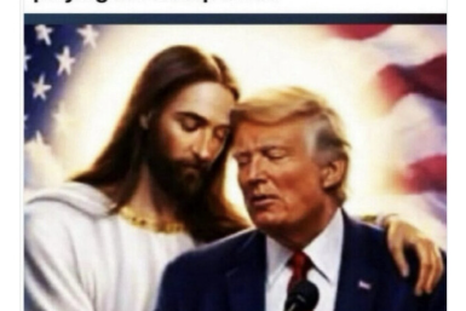 trump publico una imagen abrazado a jesus y desato una ola de criticas: la respuesta de iran trump publico una imagen abrazado a jesus y desato una ola de criticas: la respuesta de iran