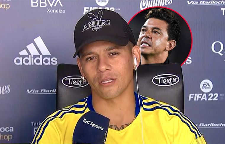 Marcos Rojo le respondió a Gallardo.