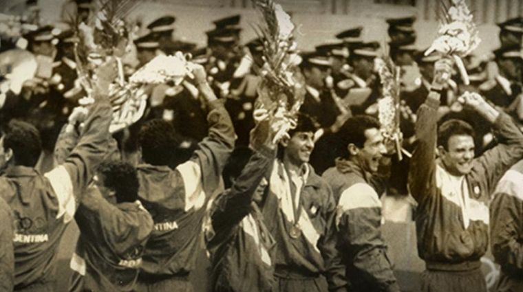 En Seúl 88 el vóley argentino ganó la primera medalla olímpica de su historia Foto: El Gráfico