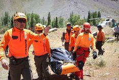 Los cuerpos fueron rescatados este miércoles. Foto: GRUPO DE RESCATE