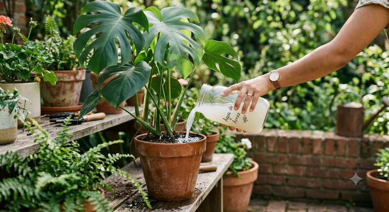 El truco para nutrir las plantas.&nbsp;