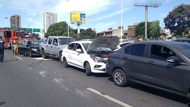 Choque múltiple generó trastornos, heridos y demoras en General Paz