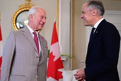 MDZol | Carlos III con el primer ministro canadiense Mark Carney. Foto: BBC