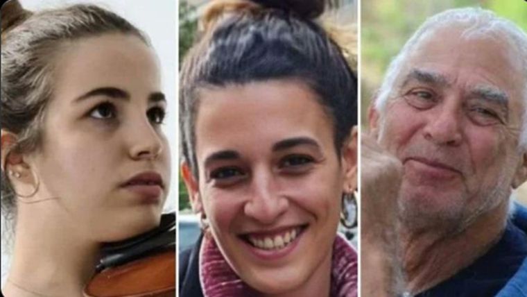 Arbel Yehud, Agam Berger y Gadí Moisés Foto: X