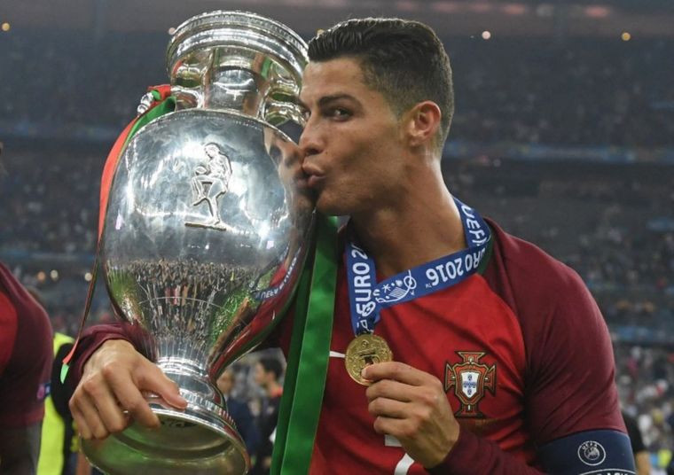Cristian Ronaldo, el hombre récord de la Eurocopa. Foto: UEFA