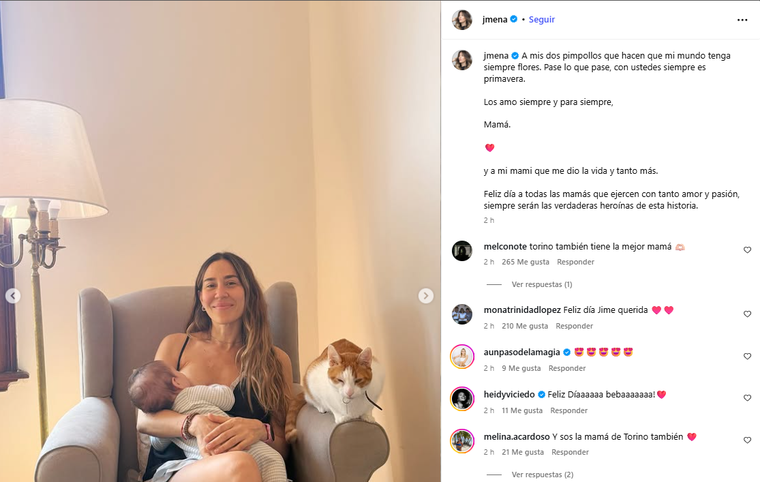 Jimena Barón en redes. Créditos: Instagram Jimena Barón en redes. Créditos: Instagram