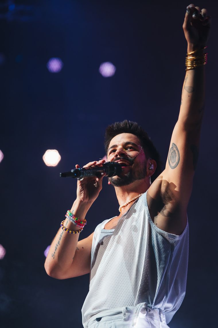 Camilo se divierte en el país. Foto: Gentileza Live Dale Play