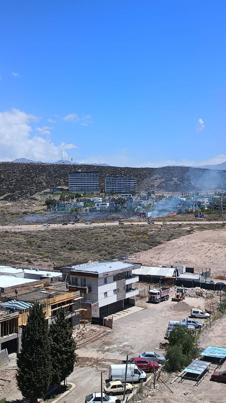 Incendio en Palmares Foto: Twitter