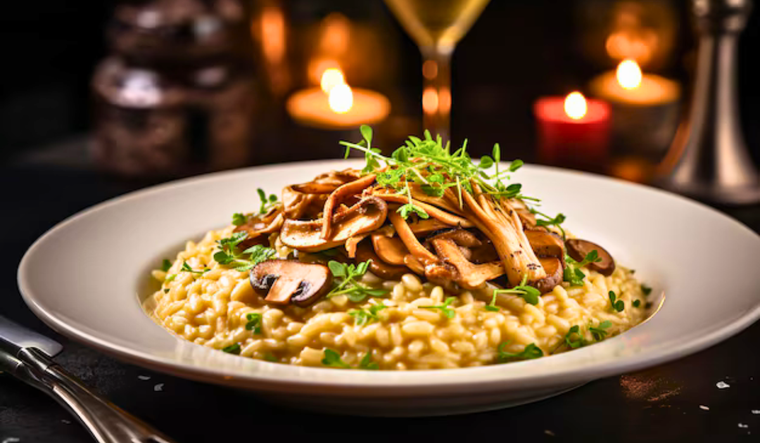 Cómo lograr un risotto de champiñones cremoso con ingredientes frescos Foto: Shutterstock