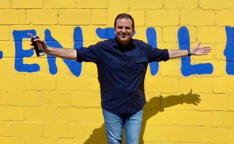 Eduardo Paes publicó una broma a los hinchas de Boca que no cayó nada bien. Foto: @eduardopaes