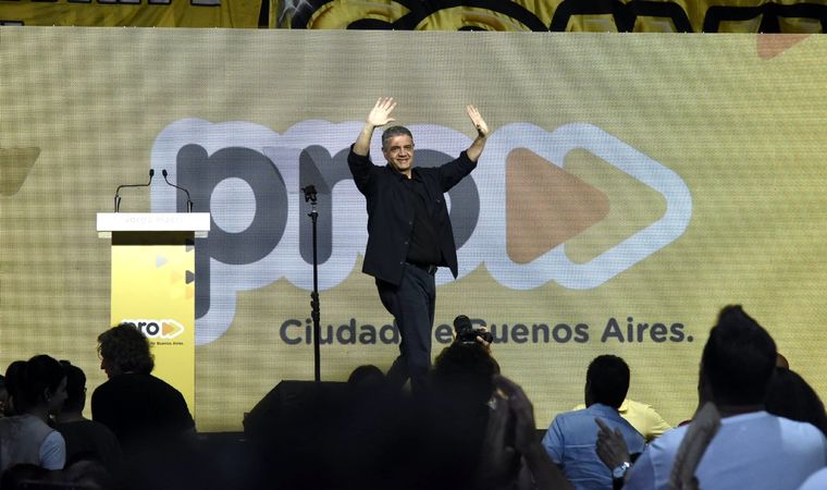 Jorge Macri encabezó el acto en la Ciudad de Buenos Aires. Foto: Prensa PRO CABA