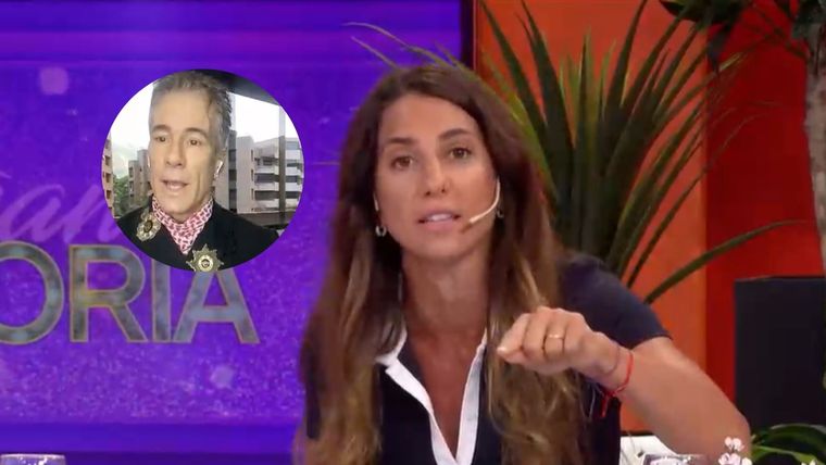 La panelista no se contuvo y apuntó contra el actor.&nbsp;