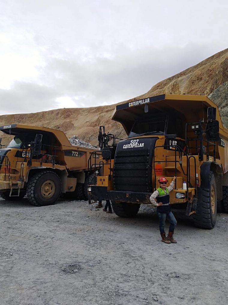 Las mujeres ganan espacio en la minería. Foto: Gentileza