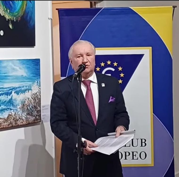 Profesor José Skowron, presidente del Club Europeo. Profesor José Skowron, presidente del Club Europeo.